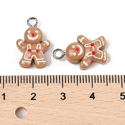 Christmas Theme Opaque Resin Pendants&nbsp;RESI-S08-01K