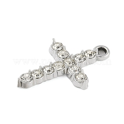 Alloy Rhinestone Pendants&nbsp;PALLOY-P308-08P