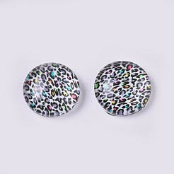 Glass Cabochons&nbsp;LS-GLAA-WH0015-09C