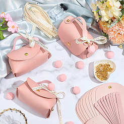 12Pcs Imitation Leather Handbag Shaped Wedding Candy Gift Bags&nbsp;DIY-CL0001-45