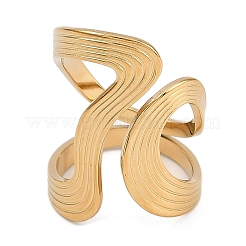 304 Stainless Steel Rings for Women&nbsp;RJEW-A049-02B-G