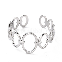Tarnish Resistant 304 Stainless Steel Finger Rings&nbsp;RJEW-L102-05P