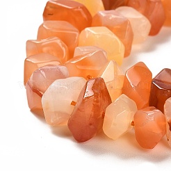 Natural Orange Botswana Agate Beads Strands&nbsp;G-N327-05-19