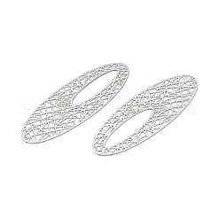 Brass Filigree Big Pendants&nbsp;KK-B064-02P