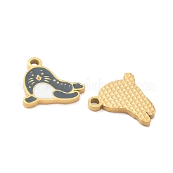 304 Stainless Steel Enamel Pendants&nbsp;SA-CBA7876-29G-08