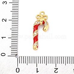 Rack Plating Brass with Cubic Zirconia Pendants&nbsp;KK-Q010-12G