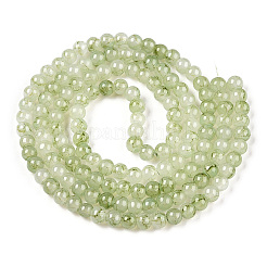 Baking Paint Glass Bead Strands&nbsp;DGLA-N004-6mm-01