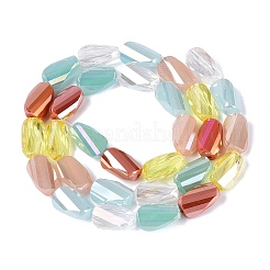 Electroplate Mixed Styles Glass Beads Strands&nbsp;EGLA-N022-10B-A04