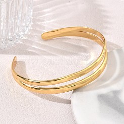 304 Stainless Steel Hollow Cuff Bangles&nbsp;SA-CBA46AF-29G