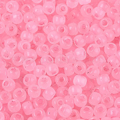 6/0 Transparent Inside Colours Glass Seed Beads&nbsp;SEED-N008-08P