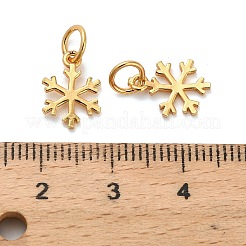 925 Sterling Silver Christmas Snowflake Charms&nbsp;STER-P071-18G