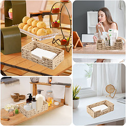 Paper Rope Woven Tissue Box&nbsp;AJEW-WH0410-104