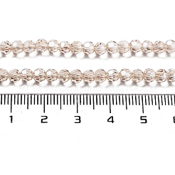 Electroplate Transparent Glass Beads Strands&nbsp;LS-EGLA-A035-T4mm-A22