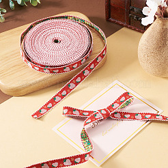 10Yards Polyester Strawberry Ribbon&nbsp;OCOR-TA0003-62A