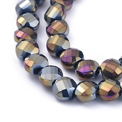 Electroplate Glass Beads Strands&nbsp;X-EGLA-J149-A-6mm-FR06