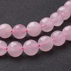 Natural Rose Quartz Beads Strands&nbsp;G-G099-F10mm-15