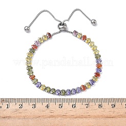 304 Stainless Steel Pave Cubic Zirconia Tennis Bracelets&nbsp;BJEW-G754-03P-05