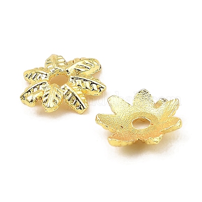 Brass Bead Caps&nbsp;KK-Z030-10G-1