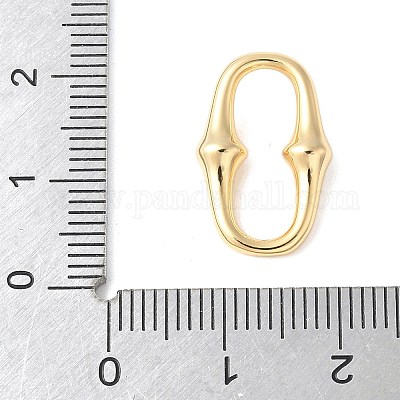 Brass Linking Rings&nbsp;KK-U064-06G-1