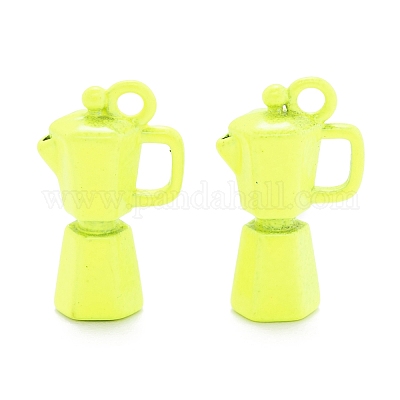 Spray Painted Brass Pendants&nbsp;KK-P196-C07-1