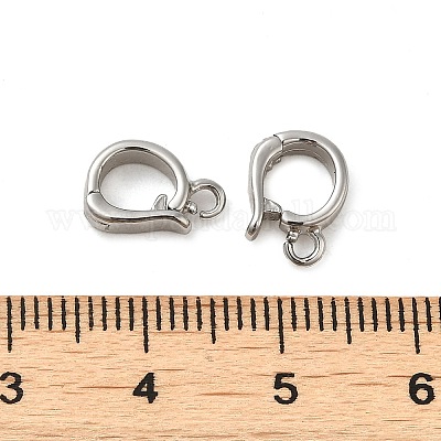 Brass Fold Over Clasps&nbsp;KK-M270-09P-1