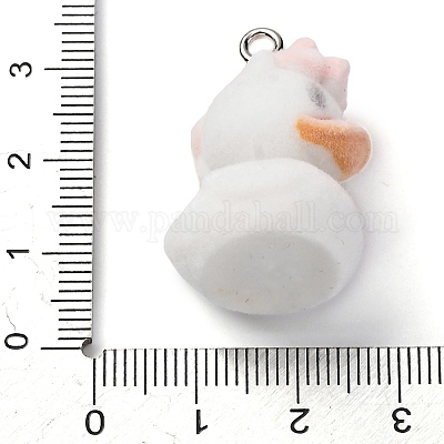 Flocky Resin Pendants&nbsp;FIND-S001-14D-1