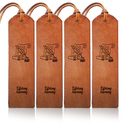Cowhide Leather Labels AJEW-WH0386-0005-1
