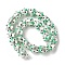 Baking Paint Baking Paint Glass Beads, Strawberry, with Enamel, Black, 13x12mm, Hole: 1.6mm