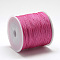 Nylon Braided Cord, Chinese Knotting Cord for Jewelry Making Macrame Craft, Light Coral, 0.8mm, about 109.36 yards(100m)/roll