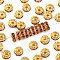 Brass Rhinestone Spacer Beads, Cadmium Free & Lead Free, Grade A, Straight Flange, Golden Metal Color, Rondelle, Rose, 8x3.8mm, Hole: 1.5mm
