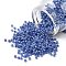 Glass Seed Beads, Ceylon, Round, Lilac, 8/0, 3mm, Hole: 1mm, about 10000pcs/pound