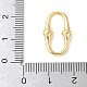 Brass Linking Rings&nbsp;KK-U064-06G-3