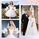 Polyester Oversleeves for Bride&nbsp;AJEW-WH20120-25B-4