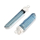 Natural Quartz Crystal Pointed Pendants&nbsp;G-P253-03S-10-2