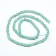 Natural Amazonite Round Bead Strands&nbsp;G-N0081-4mm-17-2