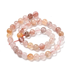 Natural Hematoid Quartz/Ferruginous Quartz Bead Strands&nbsp;G-E571-20A