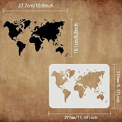 Large Plastic Reusable Drawing Painting Stencils Templates&nbsp;DIY-WH0202-438
