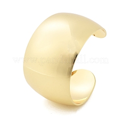 Brass Cuff Open Bangles&nbsp;BJEW-M060-03G