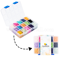 Handmade Polymer Clay Bead Strands&nbsp;CLAY-PH0001-19
