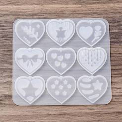Valentine's Day Theme DIY Pendant Silicone Molds&nbsp;SIL-F016-03A
