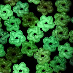 Luminous & UV Plating Opaque Acrylic Beads&nbsp;OACR-G052-09