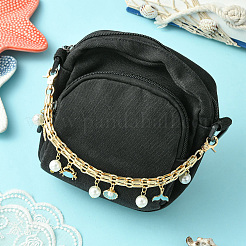 Sea Animal Theme Shell & Crab Iron & Alloy Chain Bag Handles&nbsp;FIND-CJ00005