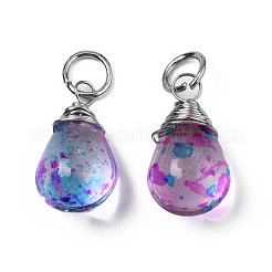 Transparent Glass Pendants&nbsp;GLAA-Q026-09