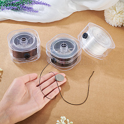 3 Boxes 3 Colors Flat Elastic Crystal String&nbsp;EW-TA0001-12C