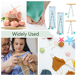 Acrylic Beaded Knitting Row Counter Chains&nbsp;HJEW-NB00168