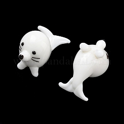 Handmade Lampwork Sea Lion Display Decorations&nbsp;LAMP-F043-07