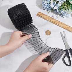 5 Yards Polyester Pleated Mesh Ribbon&nbsp;OCOR-BC0006-81B