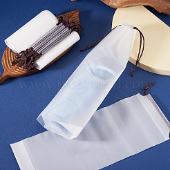 Rectangle Plastic Drawstring Pouches&nbsp;ABAG-TAC0013-25