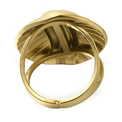 304 Stainless Steel Ring Ion Plating(IP) for Women&nbsp;RJEW-I106-02G