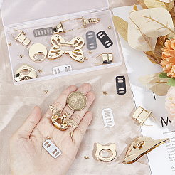 6Sets 6 Styles Zinc Alloy Bag Twist Lock Accessories&nbsp;AJEW-GF0007-02